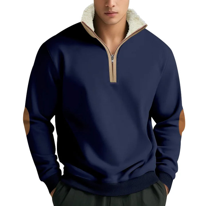 Edcel | Cozy-Lined Quarter Zip Pullover