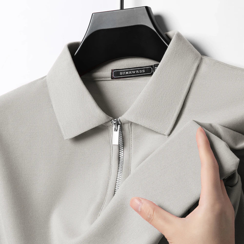 Roland | Men's Zipper Collared Polo