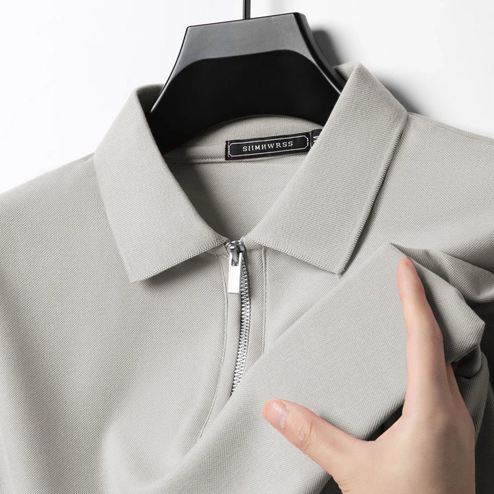 Roland | Men's Zipper Collared Polo