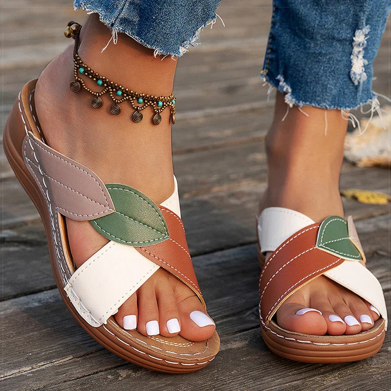 Elen | Women's Comfortable Wedge Sandals with Cushioned Support