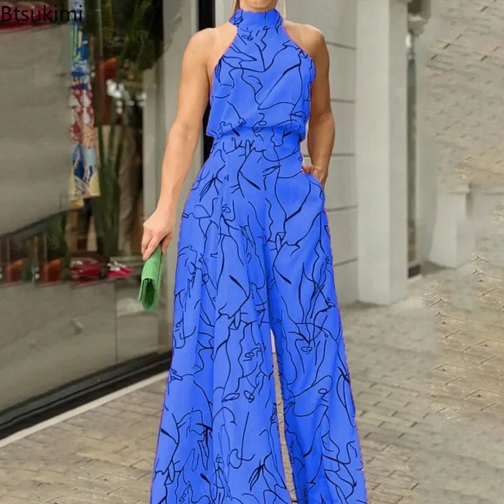 Else | Women's Halter Wide Leg Jumpsuit
