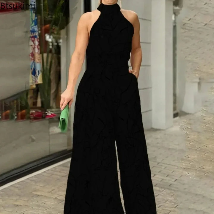 Else | Women's Halter Wide Leg Jumpsuit