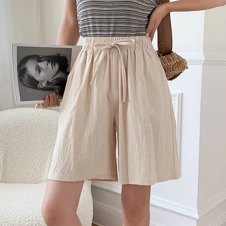 Alesia | Women's Drawstring Bermuda Shorts