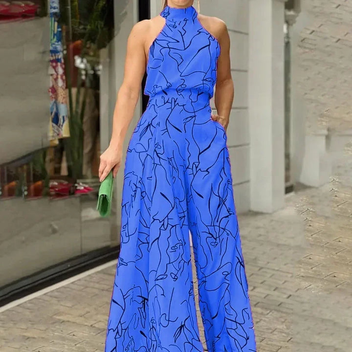 Else | Women's Halter Wide Leg Jumpsuit