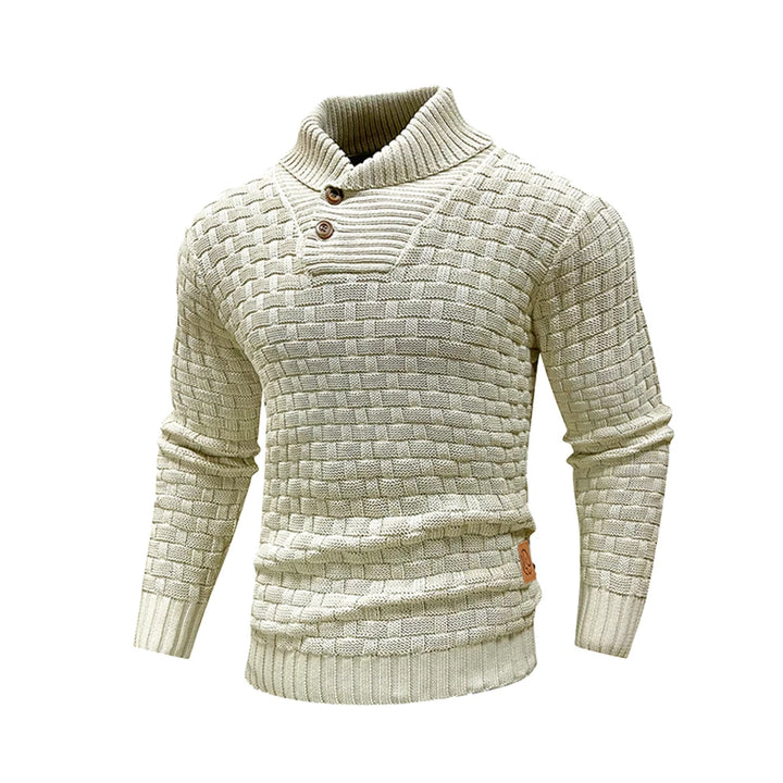 Dustin | Waffle Knit Turtleneck Sweater