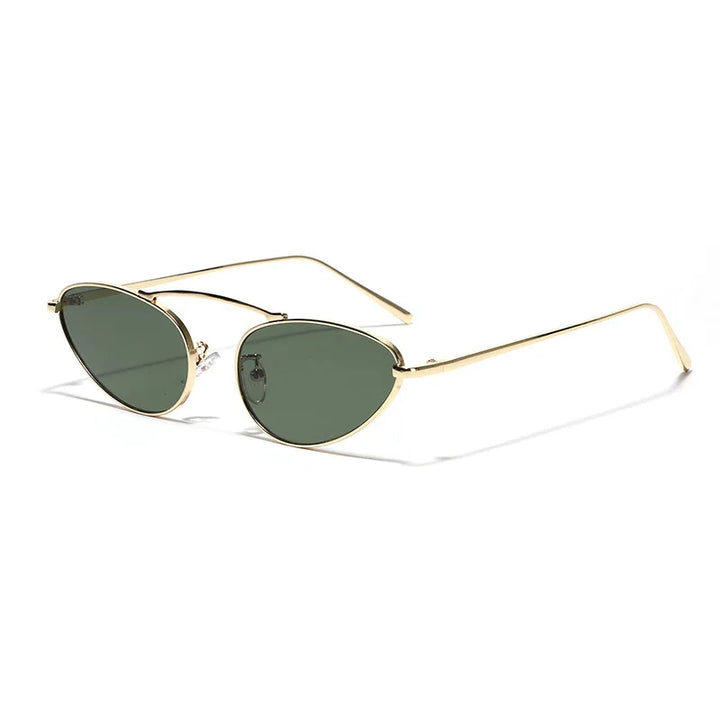 Sue | Women's Metal Cat-Eye Sunglasses with UV Protection