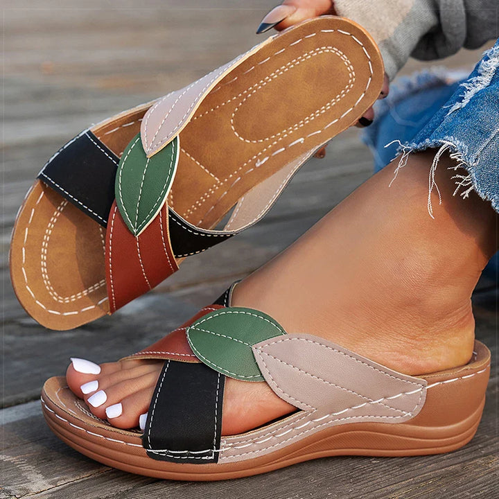 Elen | Women's Comfortable Wedge Sandals with Cushioned Support