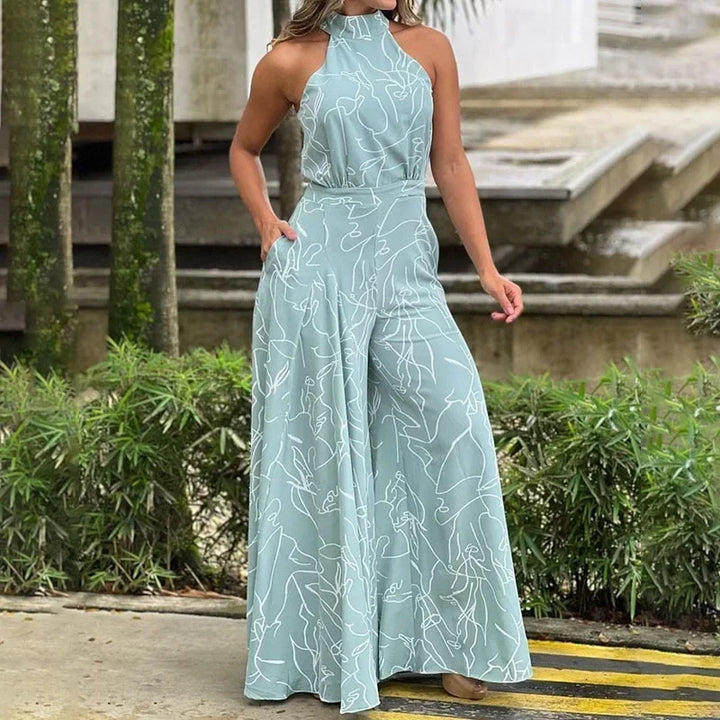 Else | Women's Halter Wide Leg Jumpsuit