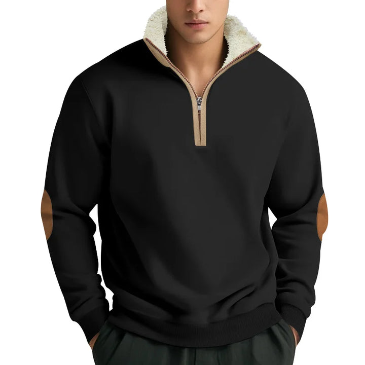 Edcel | Cozy-Lined Quarter Zip Pullover