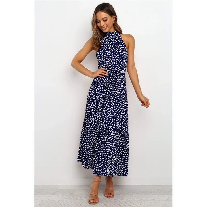 Shaira | Women's Halter Maxi Dress