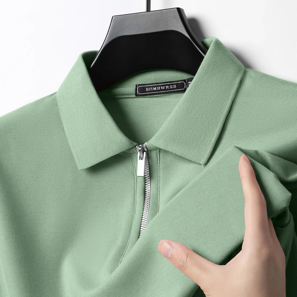 Roland | Men's Zipper Collared Polo