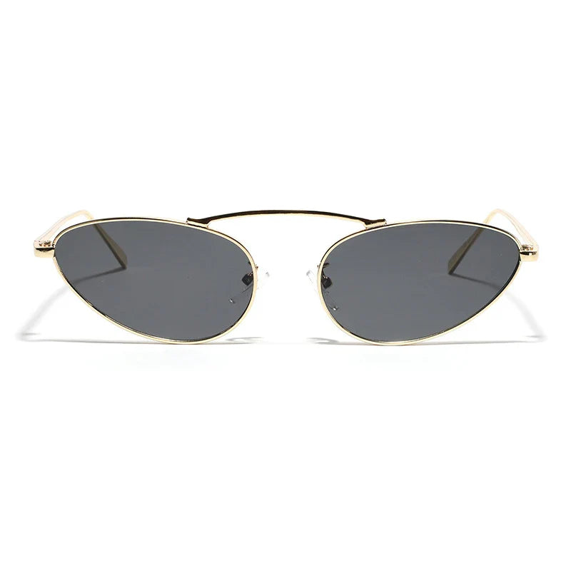 Sue | Women's Metal Cat-Eye Sunglasses with UV Protection