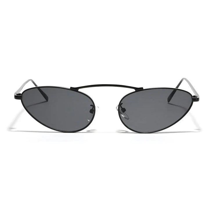 Sue | Women's Metal Cat-Eye Sunglasses with UV Protection
