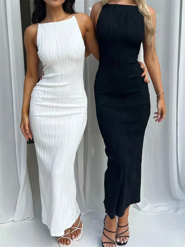 Mariel | Women's Ribbed Bodycon Maxi Dress