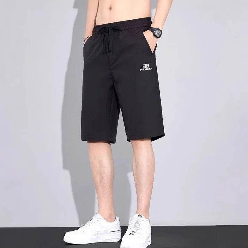 Steph | Men's Drawstring Knee Length Shorts