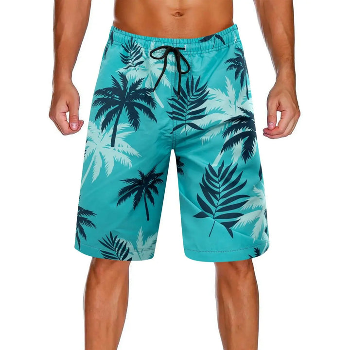 Chad | Men's Palm Print Swim Shorts