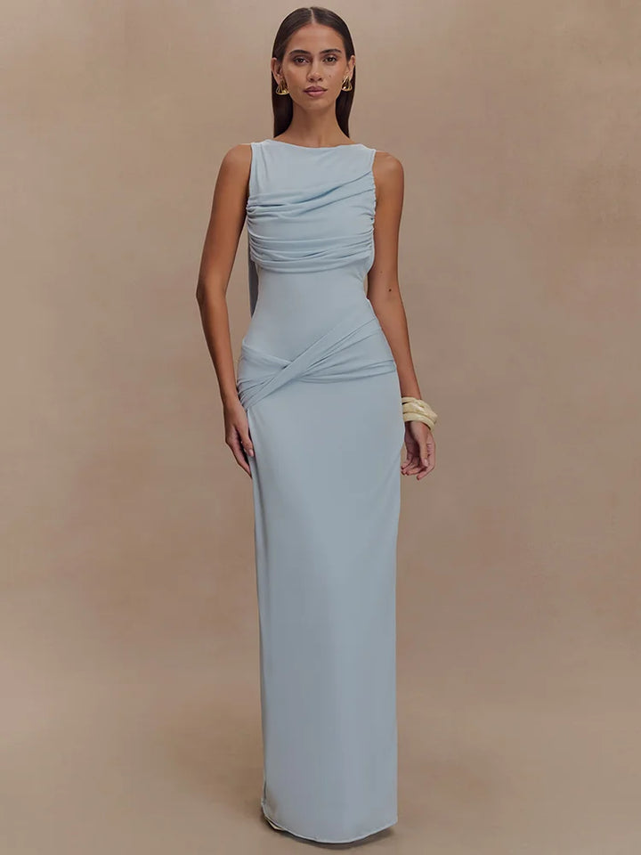 Gretchen | Women's Draped Maxi Dress
