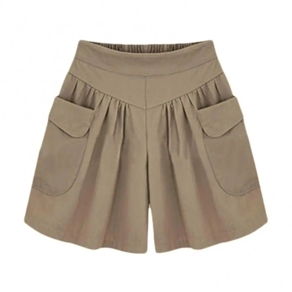 Francesca | Women's High Waisted Wide Leg Shorts