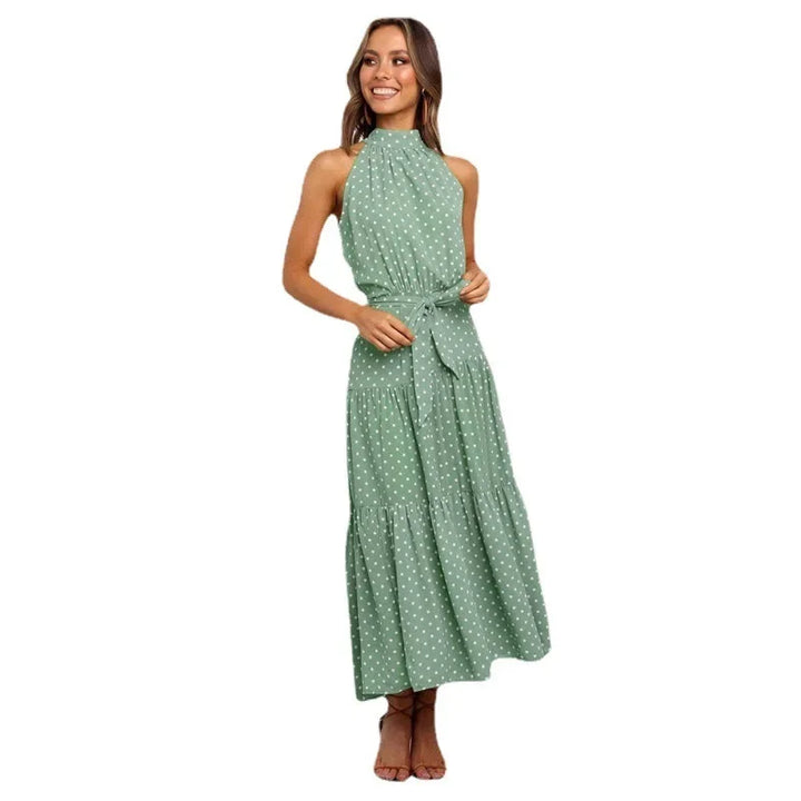 Shaira | Women's Halter Maxi Dress