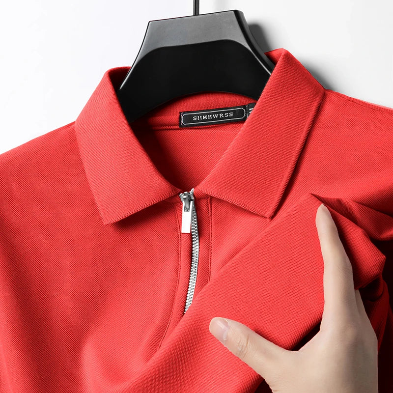 Roland | Men's Zipper Collared Polo