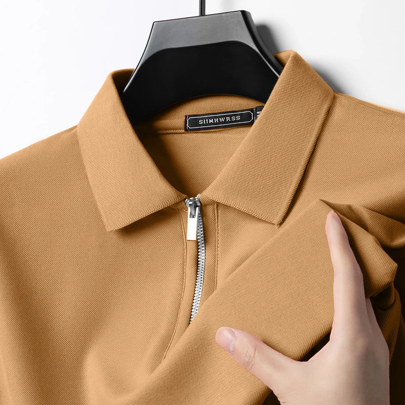 Roland | Men's Zipper Collared Polo