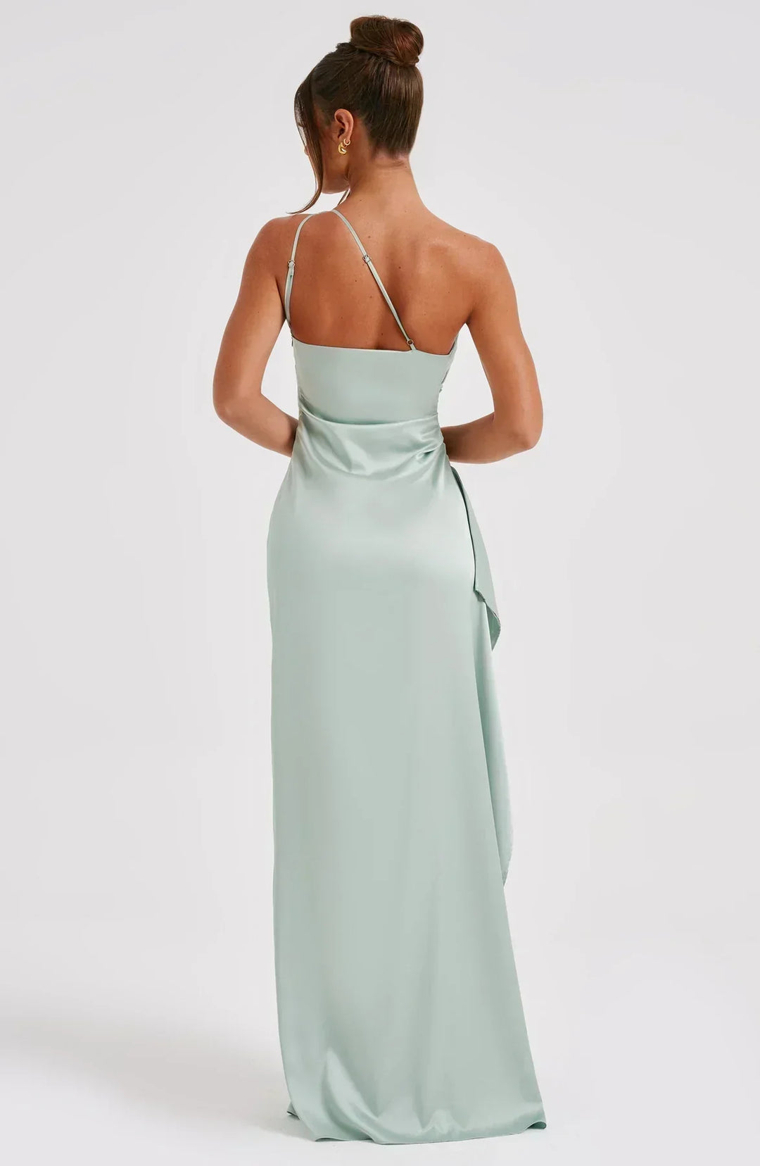 Arielle | Women's One Shoulder Maxi Wedding Guest Dress
