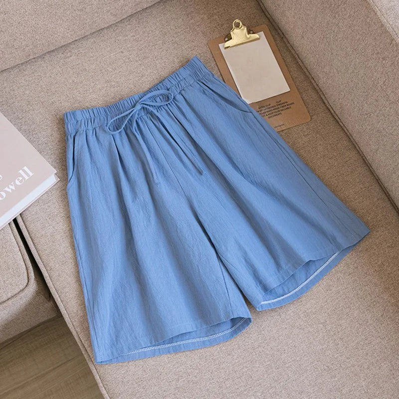 Alesia | Women's Drawstring Bermuda Shorts
