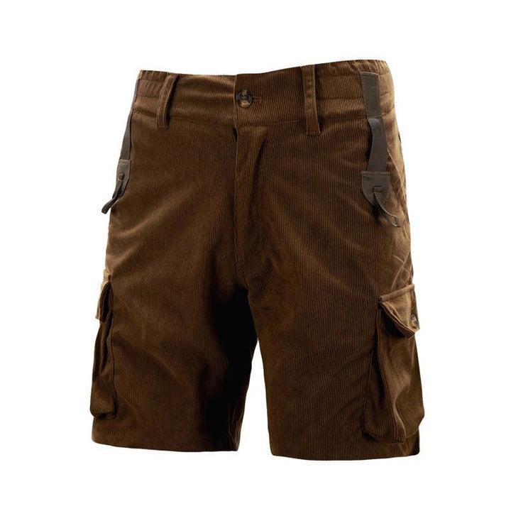Drew | Men's Knee Length Corduroy Cargo Shorts