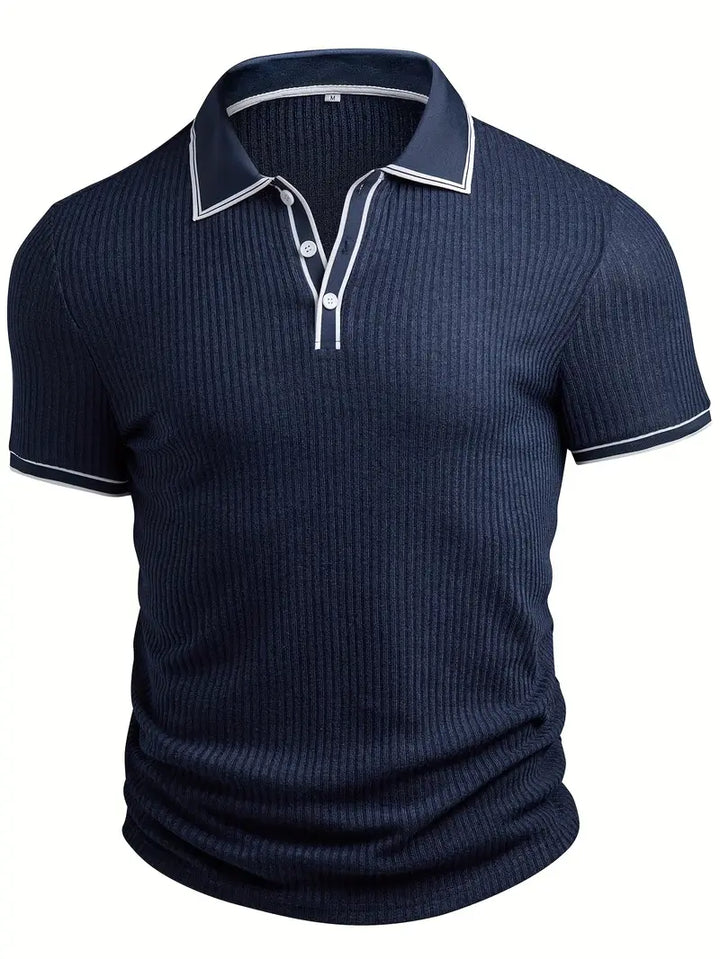 Michael | Men's Ribbed Polo Shirt