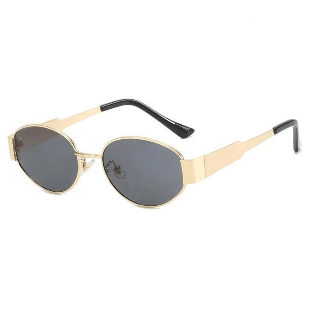 Isla | Women's Oval Sunglasses with Metal Frame