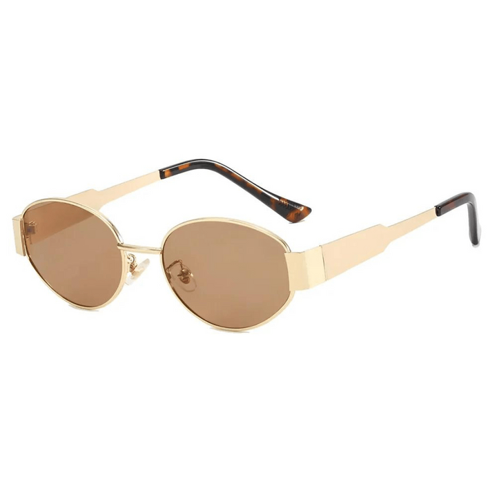 Isla | Women's Oval Sunglasses with Metal Frame