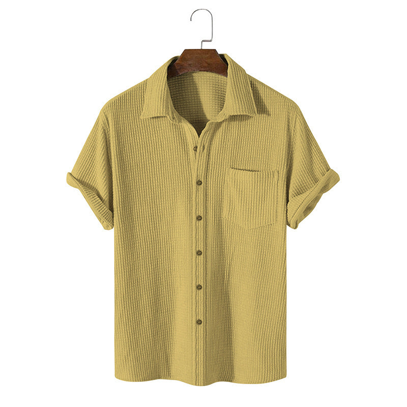Kevin | Men's Short Sleeve Button Up Shirt