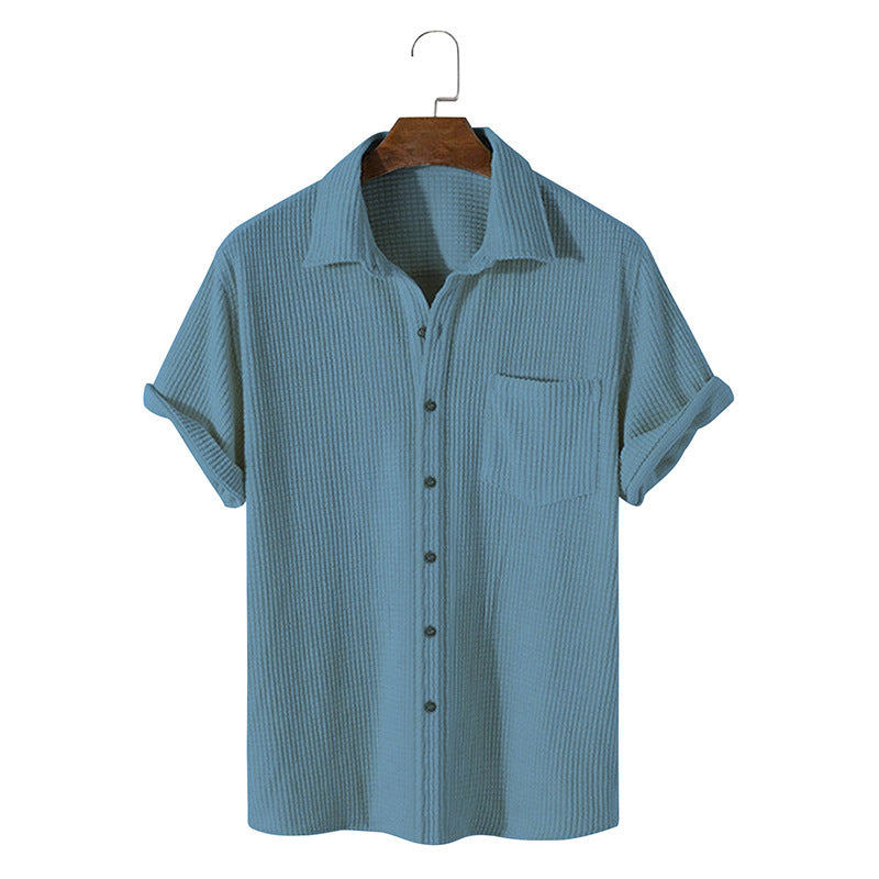Kevin | Men's Short Sleeve Button Up Shirt