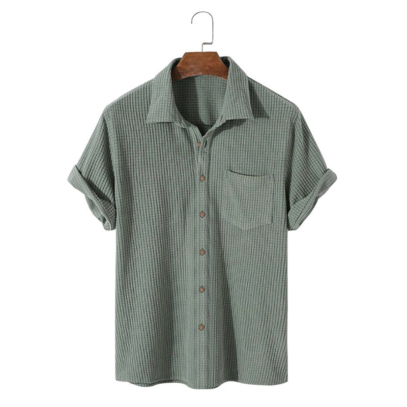 Kevin | Men's Short Sleeve Button Up Shirt