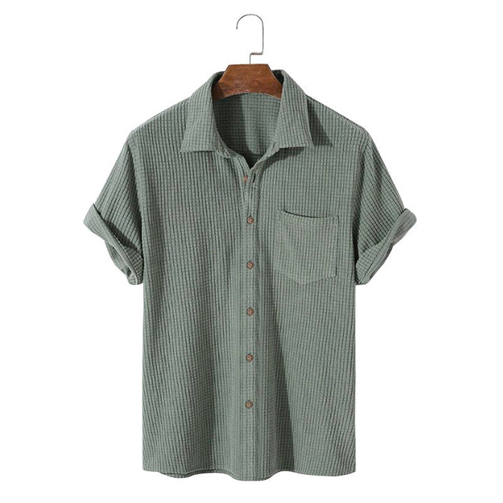 Kevin | Men's Short Sleeve Button Up Shirt