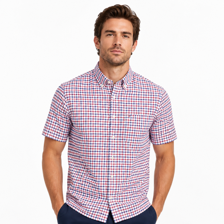 Liam | Men's Oxford Short Sleeve Shirt