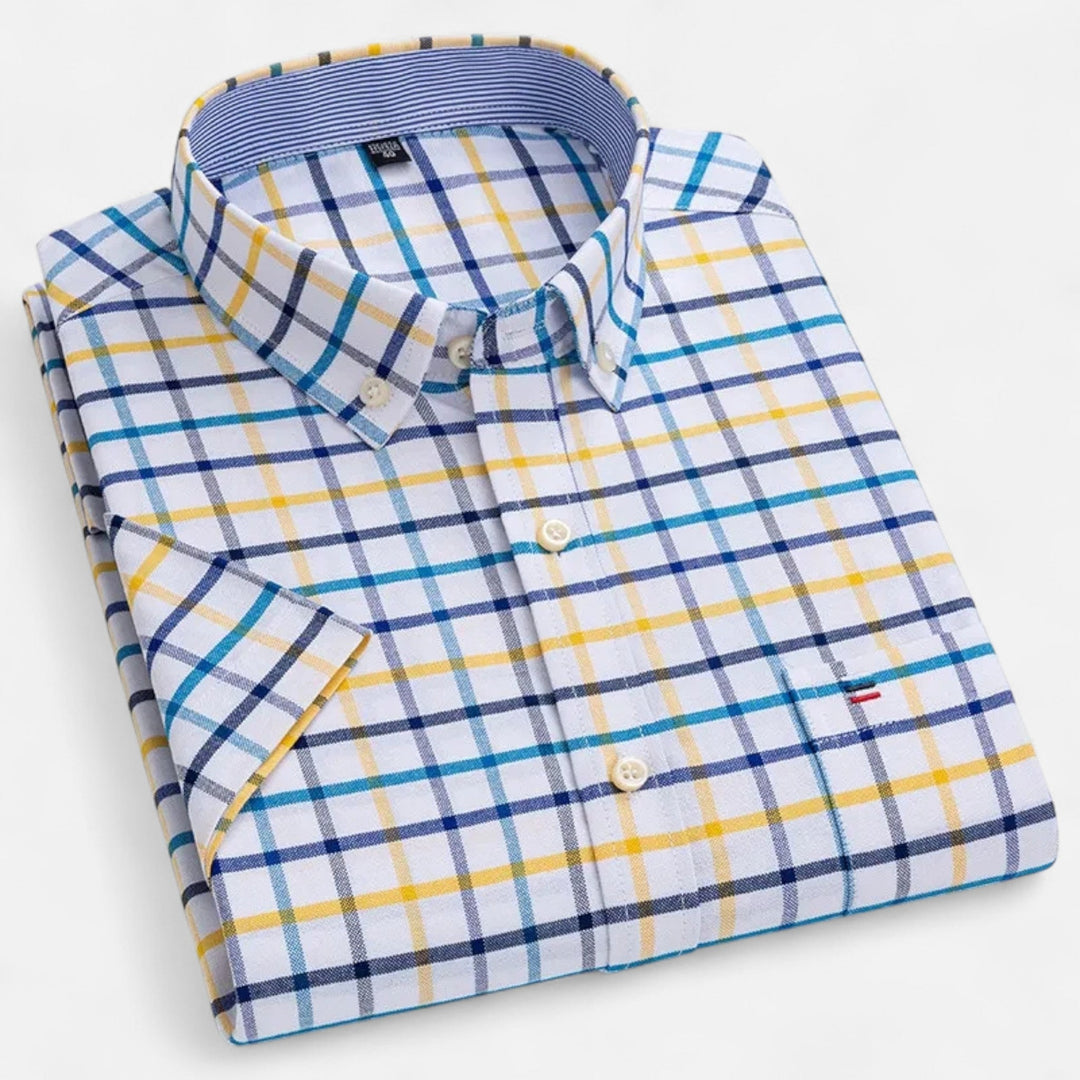 Liam | Men's Oxford Short Sleeve Shirt