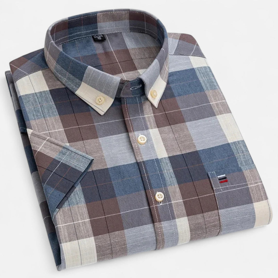 Liam | Men's Oxford Short Sleeve Shirt
