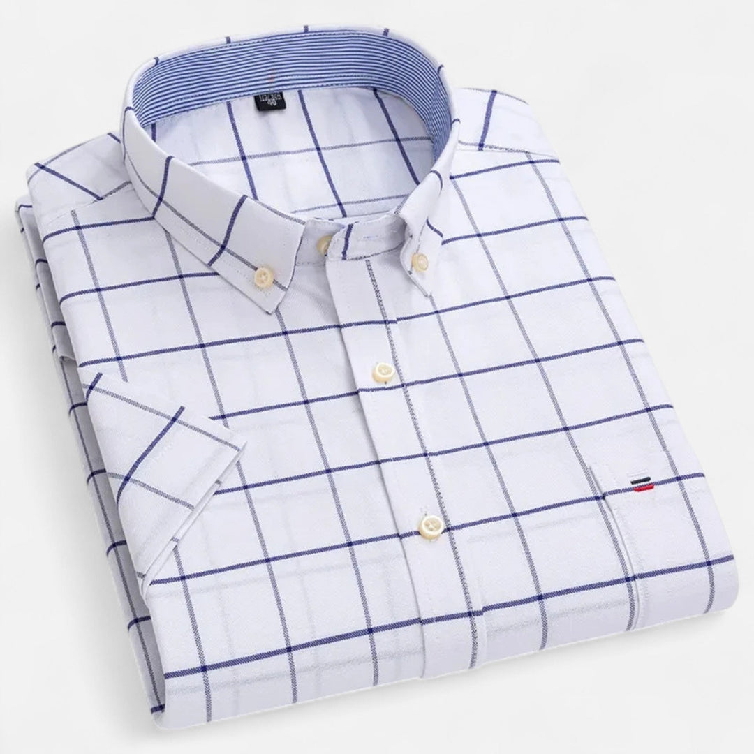 Liam | Men's Oxford Short Sleeve Shirt