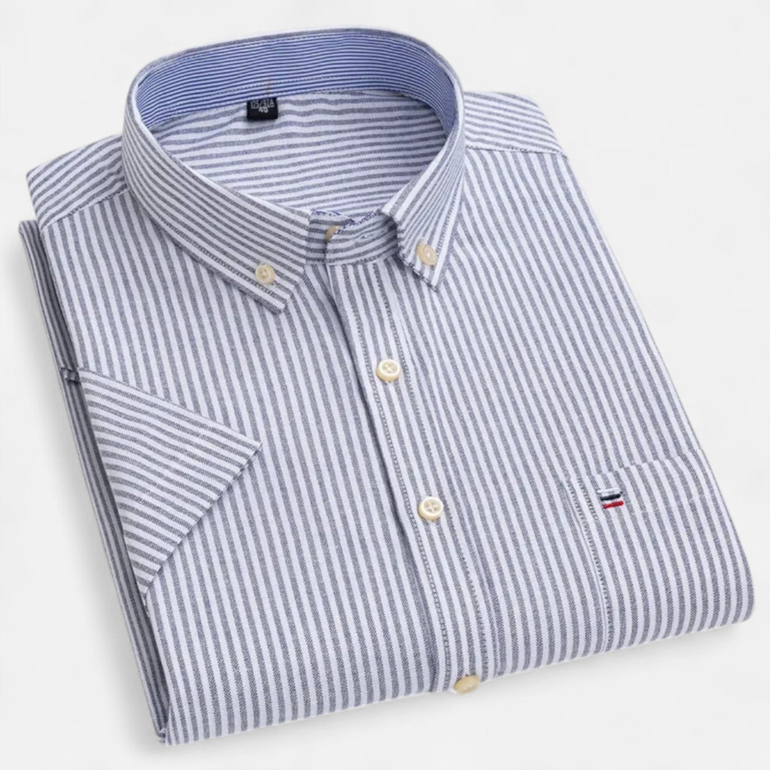 Liam | Men's Oxford Short Sleeve Shirt