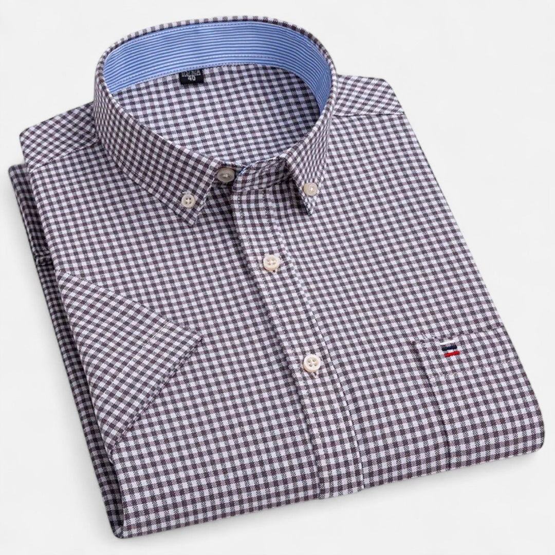 Liam | Men's Oxford Short Sleeve Shirt
