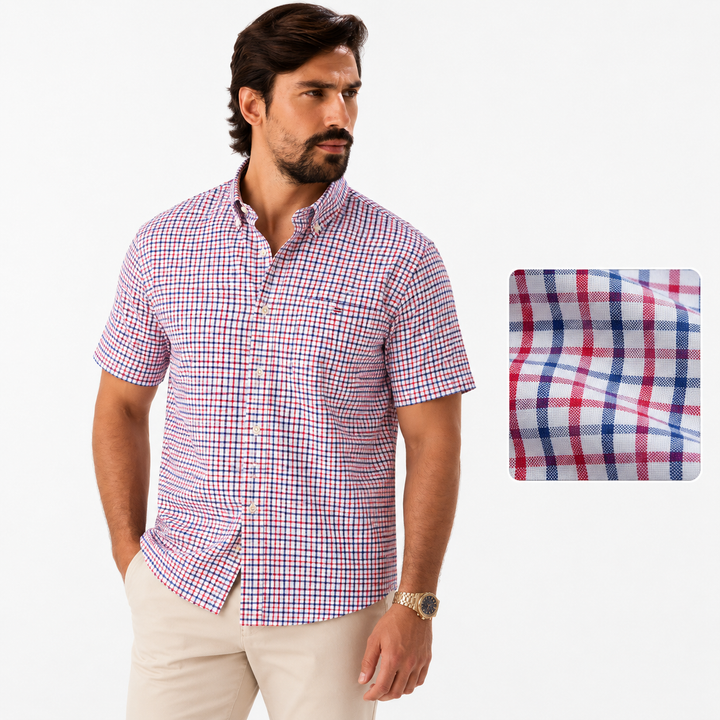 Liam | Men's Oxford Short Sleeve Shirt