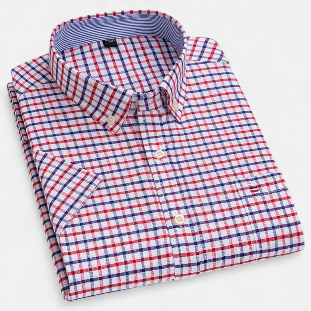 Liam | Men's Oxford Short Sleeve Shirt