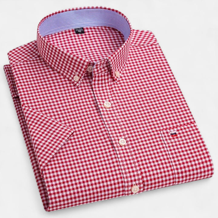 Liam | Men's Oxford Short Sleeve Shirt
