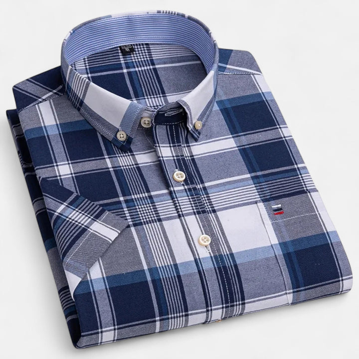 Liam | Men's Oxford Short Sleeve Shirt