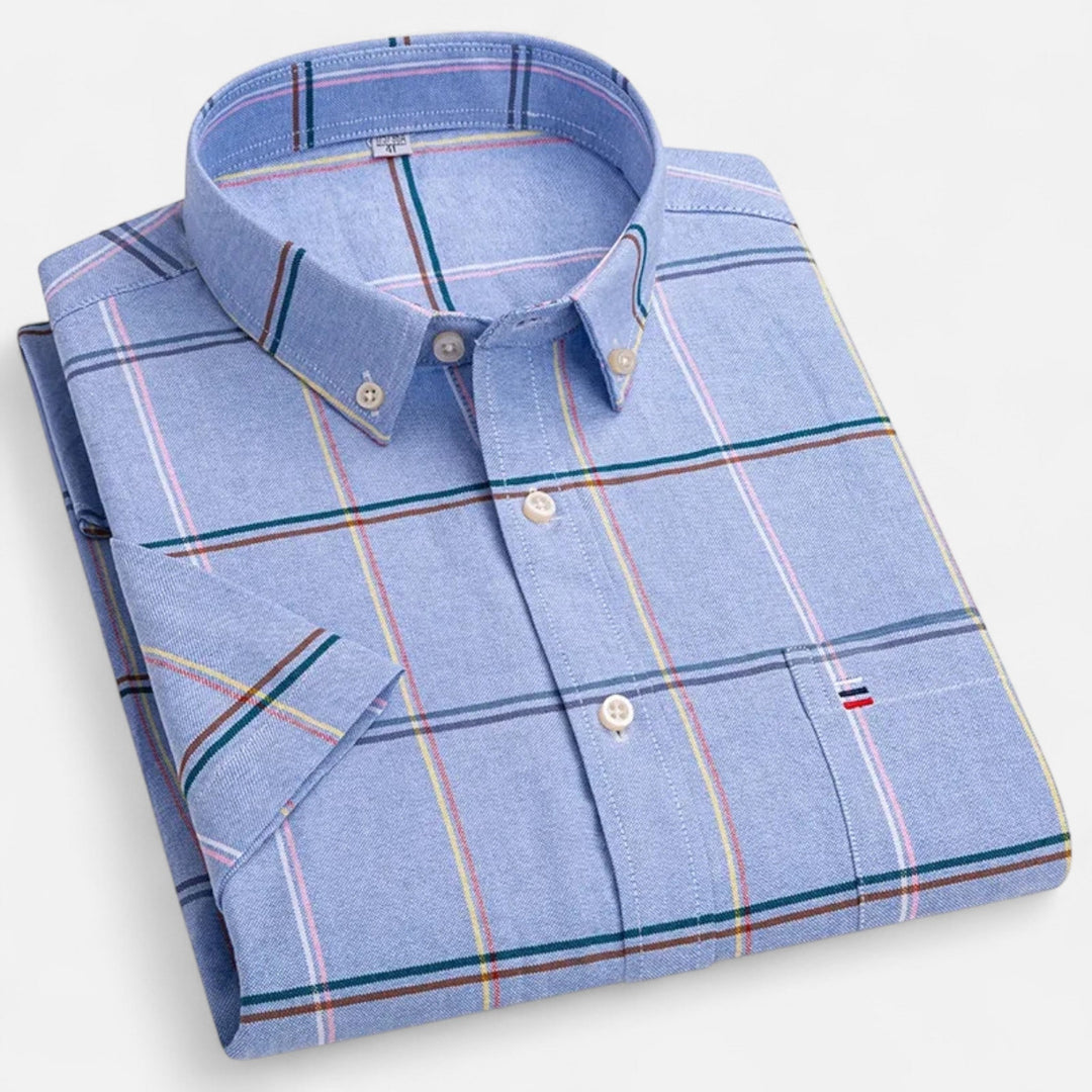 Liam | Men's Oxford Short Sleeve Shirt