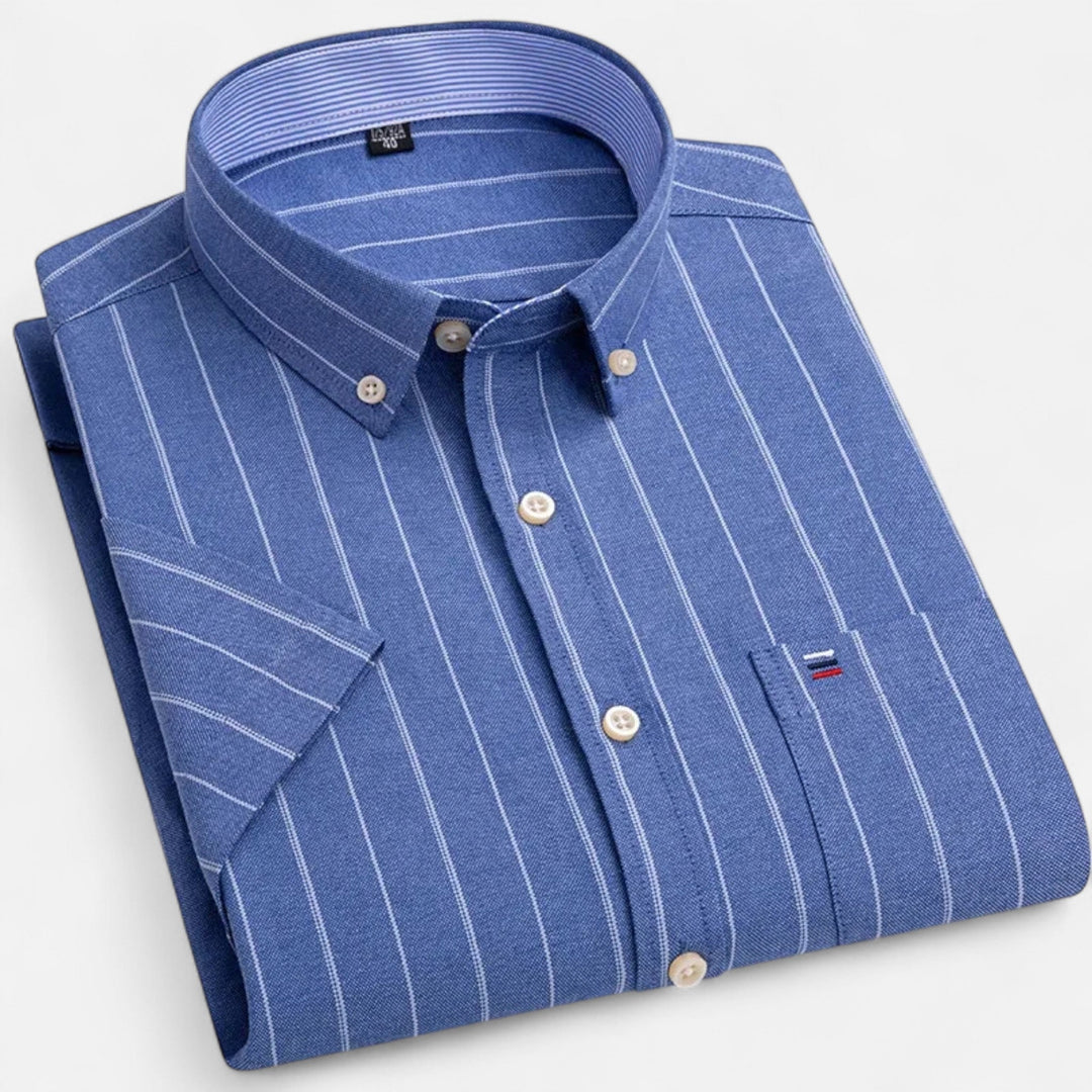 Liam | Men's Oxford Short Sleeve Shirt
