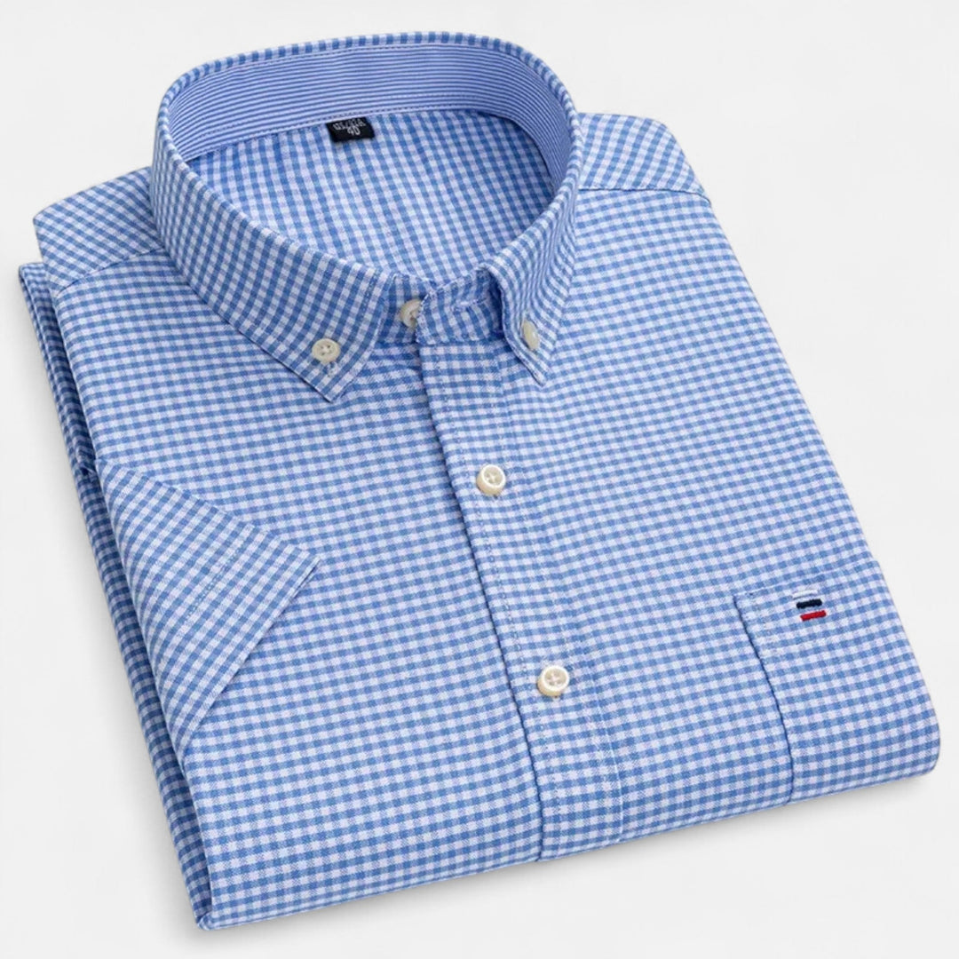 Liam | Men's Oxford Short Sleeve Shirt