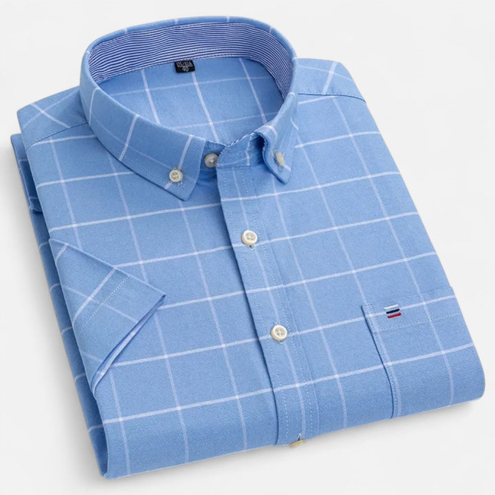 Liam | Men's Oxford Short Sleeve Shirt