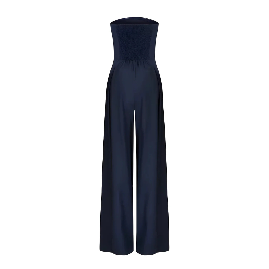 Amber | Women's Strapless Wide Leg Jumpsuit